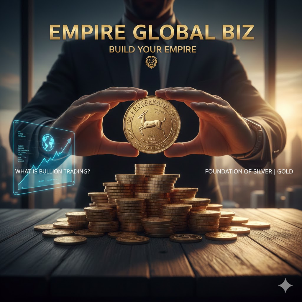 Empire Global Biz bullion trading mastery course gold and silver Krugerrand coins wealth preservation South Africa