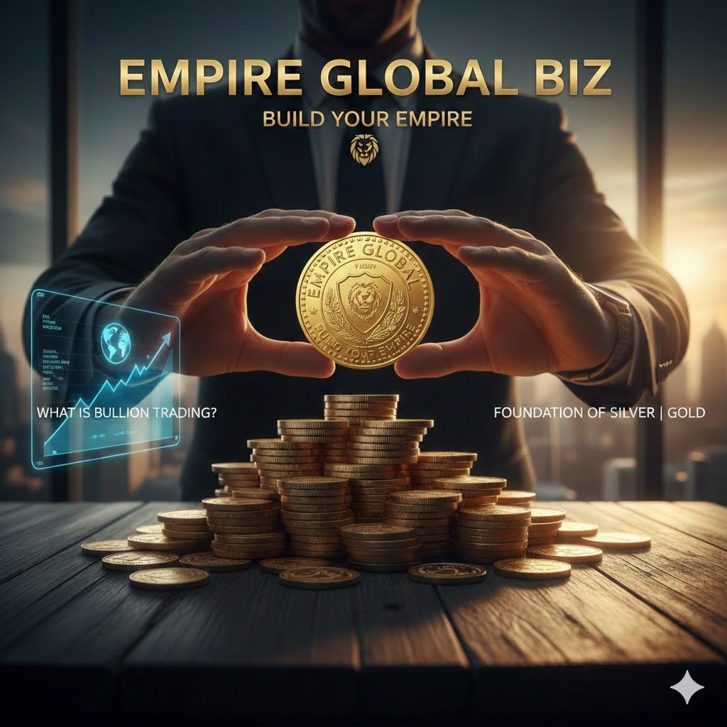 empire global biz logo Graduates gain exclusive access to the Empire Dealer Network, allowing you to buy and sell our proprietary Empire Coins and world-renowned Krugerrands